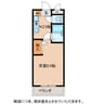 ランプハウス八日市 1Kの間取り