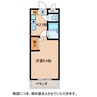 ランプハウス八日市 1Kの間取り