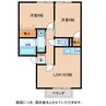 リサージュＡ 2LDKの間取り