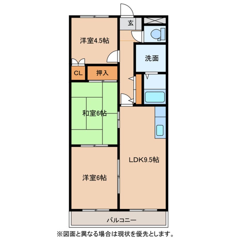 間取図 Apiant華