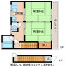 Jプラザ 2DKの間取り