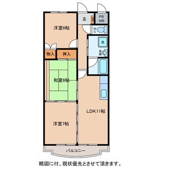 間取図 クレストＹＭＤ