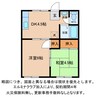 リバーサイドビラ 2DKの間取り