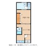青葉荘 1DKの間取り