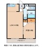 Green Village 1LDKの間取り