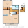 パシフィックドリーム　Ｂ棟 2LDKの間取り