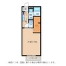 アルカンシェル・ユイット 1Kの間取り