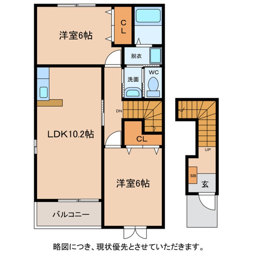 間取図 ヴィラアンソレイエ