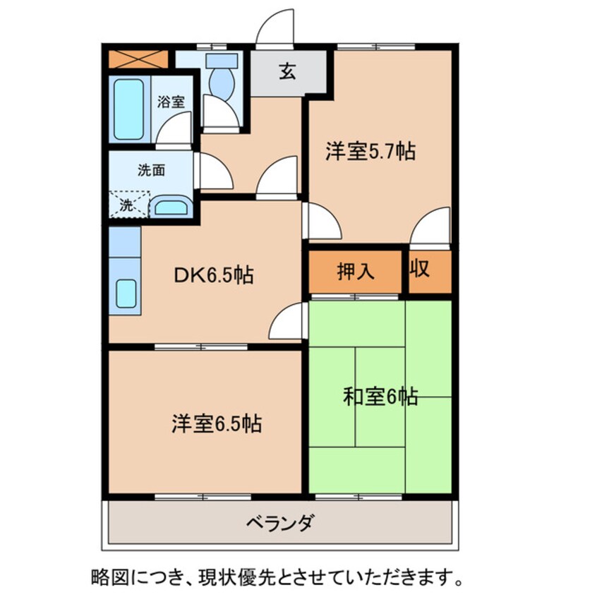 間取図 アメニティ21