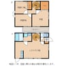 カーサ西川 3LDKの間取り