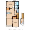 パインビレッジ９０ 2LDKの間取り