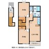 ランジェ・ドゥ・スリジエⅢ 2LDKの間取り