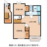 シャンヴェルサン 2LDKの間取り