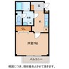 ユニゾンＫ 1Kの間取り