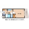 アースマーシーマンション 1Kの間取り