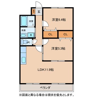 間取図 アースマーシマンションⅡ