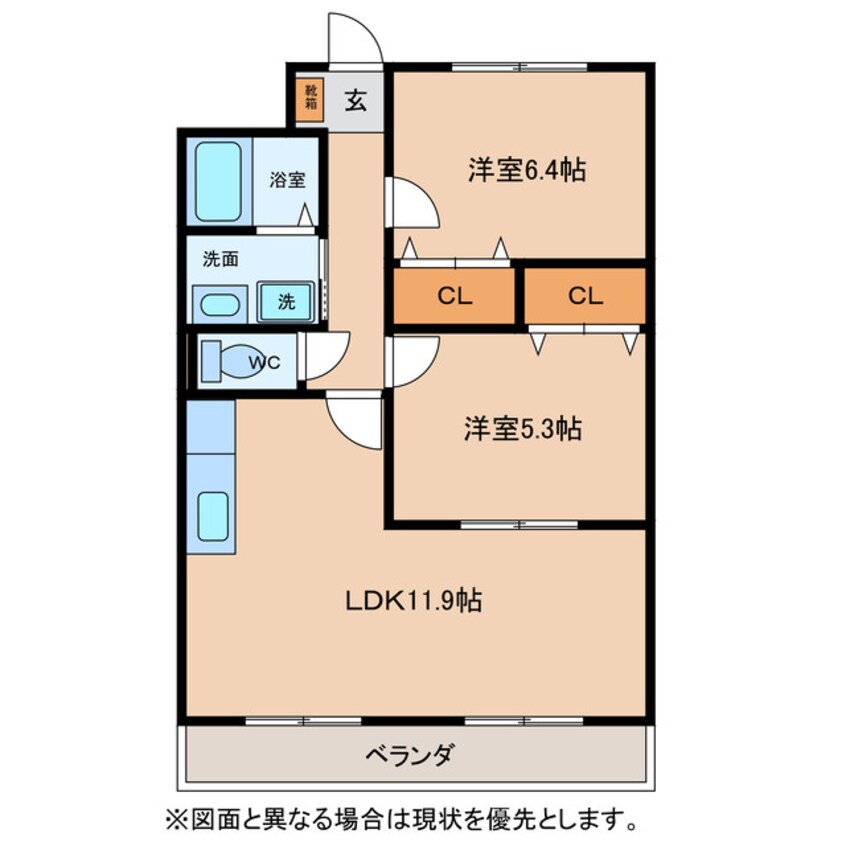 間取図 アースマーシマンションⅡ