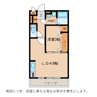 間取図 セジュールジュン