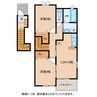 アネックス 2LDKの間取り