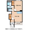 スターテラス22　Ｂ棟 1DKの間取り