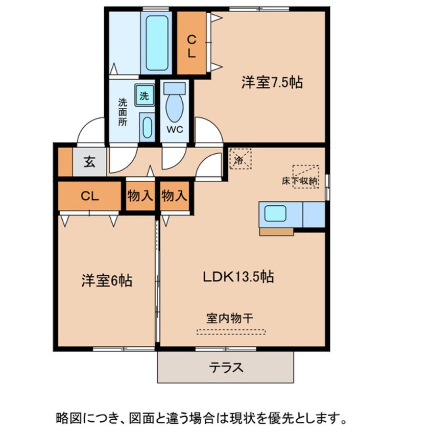 間取図 ソレイユ・ヴィラ