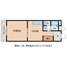 サントマンション八日市 1DKの間取り