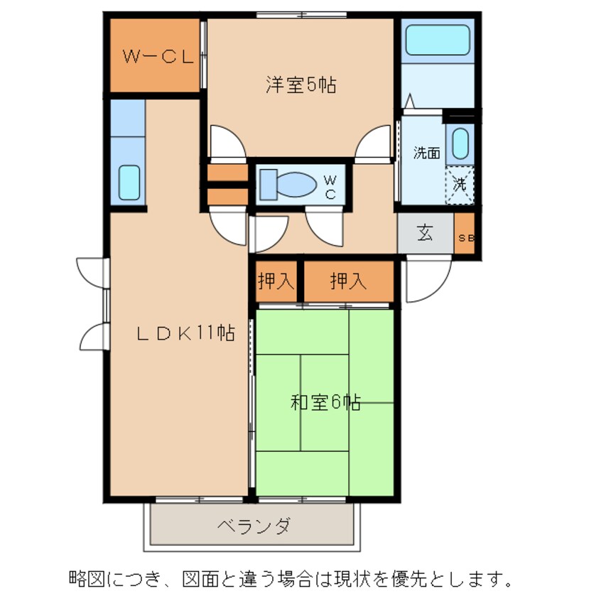 間取図 フォーレスＫ