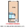 レジデンス岡本 1Rの間取り