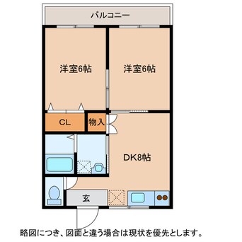 間取図 フォルサⅠ号館