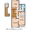 グリーンパーク 2DKの間取り