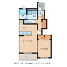 H&P 1LDKの間取り