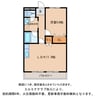 グッドウィル沖野 1LDKの間取り