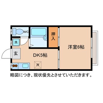 間取図 ARK五個荘