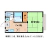 ARK五個荘 1DKの間取り