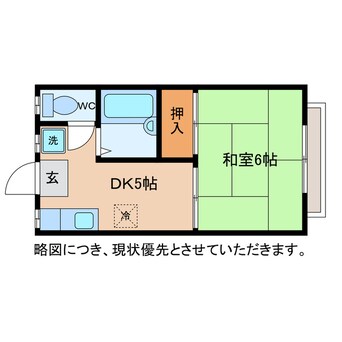 間取図 ARK五個荘