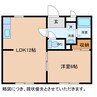 ポイントスクエア 1LDKの間取り