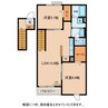 カモミール 2LDKの間取り