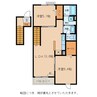カモミール 2LDKの間取り