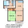 アプリコット 2Kの間取り