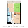 ビューテラス西中野 2DKの間取り