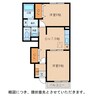 ル トン セラン 2DKの間取り