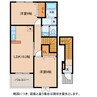 Live in 優 2LDKの間取り