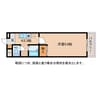 御園ハイツⅠ 1Kの間取り