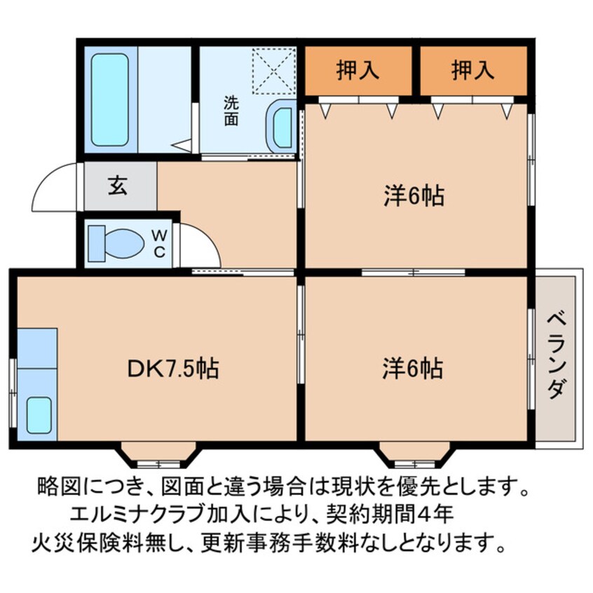 間取図 ヴィレアルブル