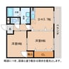 メゾンKS 2DKの間取り