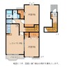 カーサ　モデルノ 2LDKの間取り