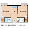 コーポ愛荘 2Kの間取り