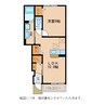 モンテ グランデ Ⅱ 1LDKの間取り