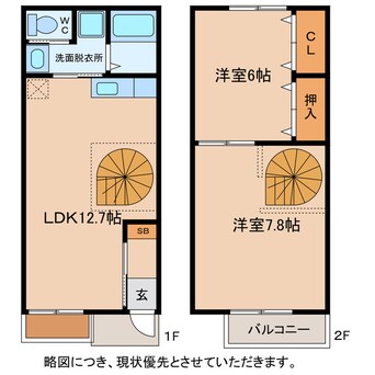 間取図 arkadia新楽