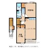 サニーハウスHagiwaraⅡ 2LDKの間取り